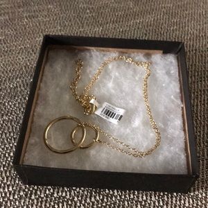 Banana Republic Modern Rings Pendant Necklace